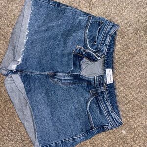 Abercrombie & Fitch Classic Blue Jean Shorts